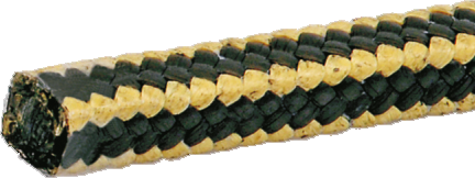 Uni Klinger UKL 4313 Non-Asbestos Hybrid Aramid Fibre and PTFE Yarn Gland Packing